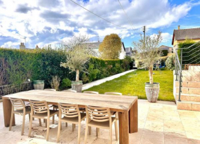 Villa de charme avec grand jardin centre Trouville sur mer